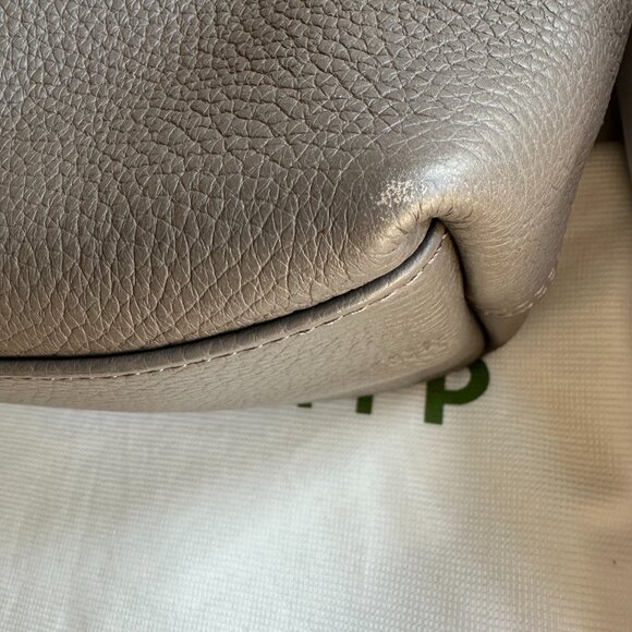 Longchamp Roseau Essential Mid Leather Tote - Color Clay - Preloved - Picture 15 of 16